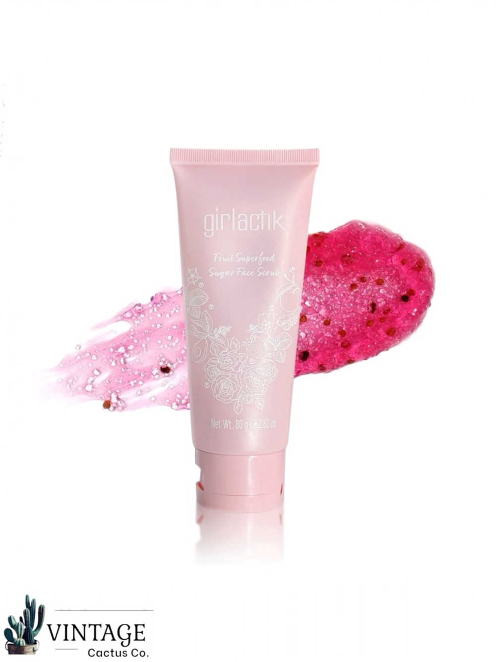 New! Girlactik Fruit Superfood Sugar Face Scrub